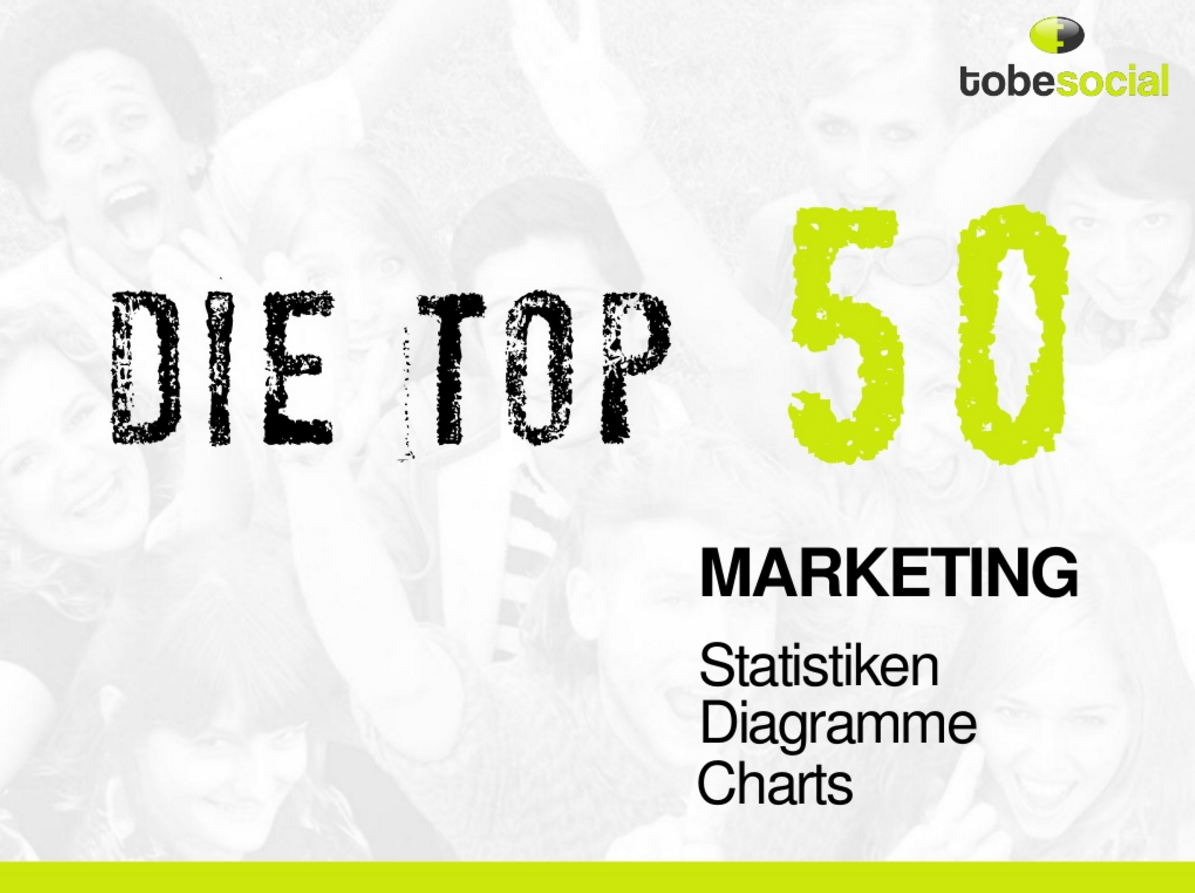 Wertvolle Zahlen und Statistiken zum Thema Online Marketing, Social Media, Suchmaschinen, Blogs etc.
