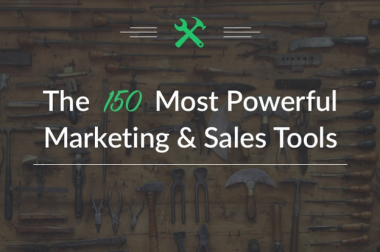 The 150 Most Powerful Marketing & Sales Tools